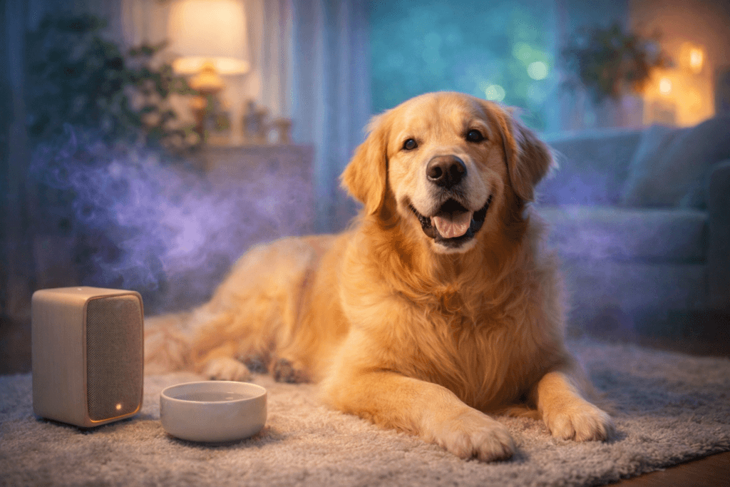 Dog teeth cleaning golden retrivier